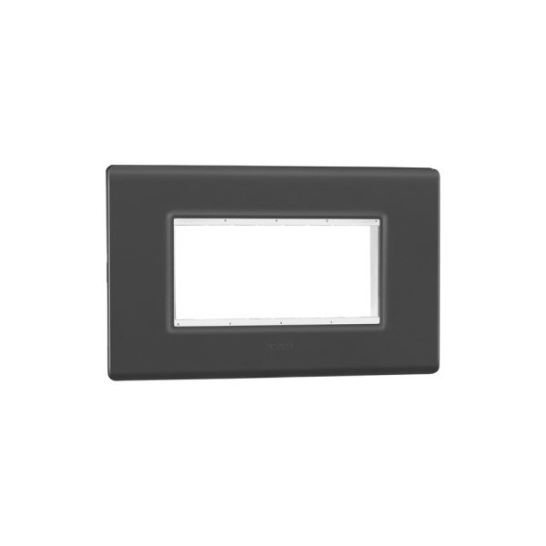 Allzy Cover Plate with Frame-4 Module-Matt Black Legrand 681314 lg 681314 web r jnzpdqyiad5wnwy2