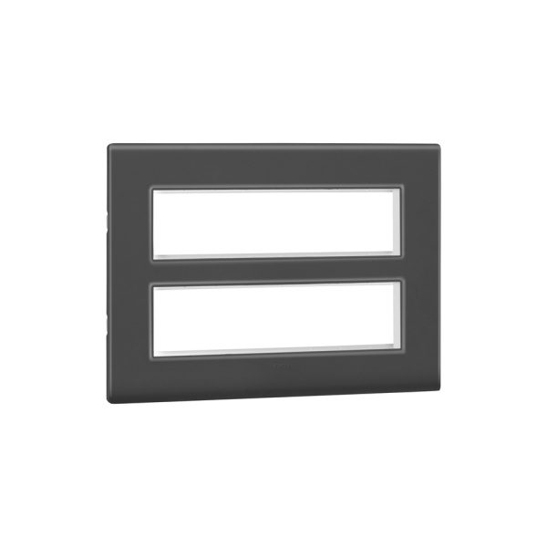 Allzy Cover Plate with Frame-16 Module-Matt Black Legrand 681320 lg 681320 web r bazzo4n25lwcogbg
