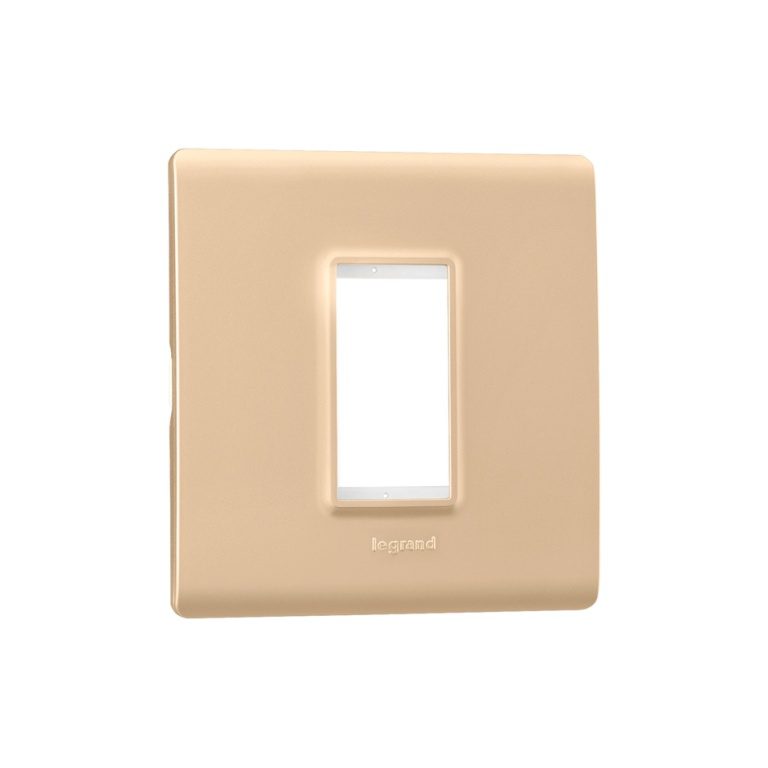 Allzy Cover Plate with Frame-1 Module-Gold Legrand 681333 lg 681333 web r zkym8lmjghesffoo