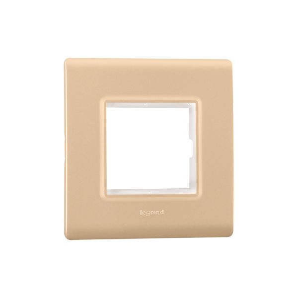 Allzy Cover Plate with Frame-2 Module-Gold Legrand 681334 lg 681334 web r 1elc5huyosjplt85