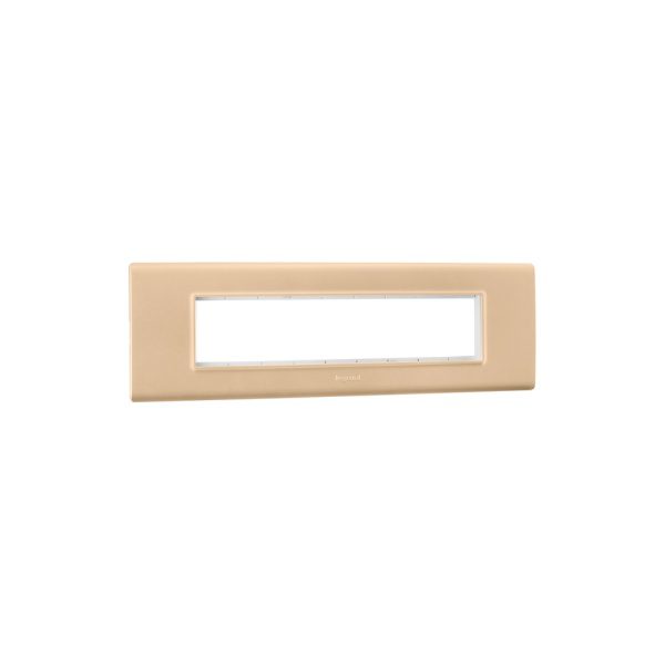 Allzy Cover Plate with Frame-9 Module-Gold Legrand 681340 lg 681340 web r wury3d5pu3rhduaz