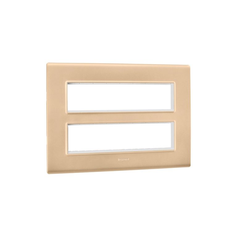 Allzy Cover Plate with Frame-16 Module-Gold Legrand 681342 lg 681342 web r qrr7breimjfzvgp3