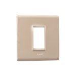 Allzy Cover Plate with Frame-1 Module-Aluminium Champagne Legrand 681344 lg 681344 web r t7lmn352eqhmrakd