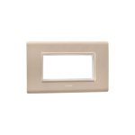 Allzy Cover Plate with Frame-4 Module-Aluminium Champagne Legrand 681347 lg 681347 web r afidbqjfnjprsfc2