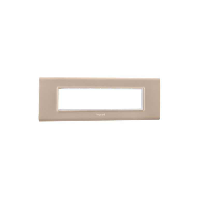 Allzy Cover Plate with Frame-8 Module-Horizontal-Aluminium Champagne Legrand 681349 lg 681349 web r qfjl0h7xlc03lsa6