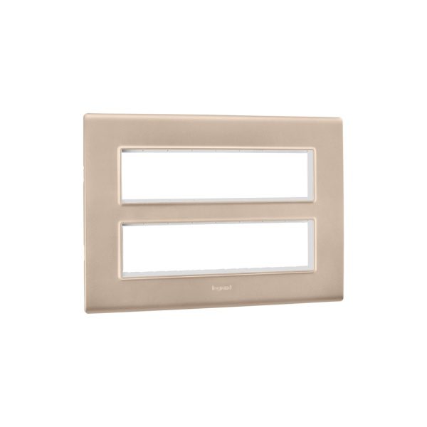 Allzy Cover Plate with Frame-16 Module-Aluminium Champagne Legrand 681353 lg 681353 web r 7zrakglkmdiorhkb