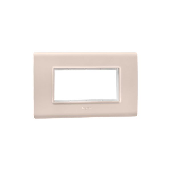 Allzy Cover Plate with Frame-4 Module-Rose Gold Legrand 681358 lg 681358 web r 7bxslng0x8hvozts