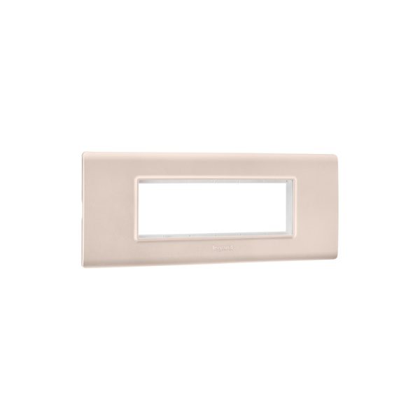 Allzy Cover Plate with Frame-6 Module-Rose Gold Legrand 681359 lg 681359 web r 0fu9ozwr9raczl57