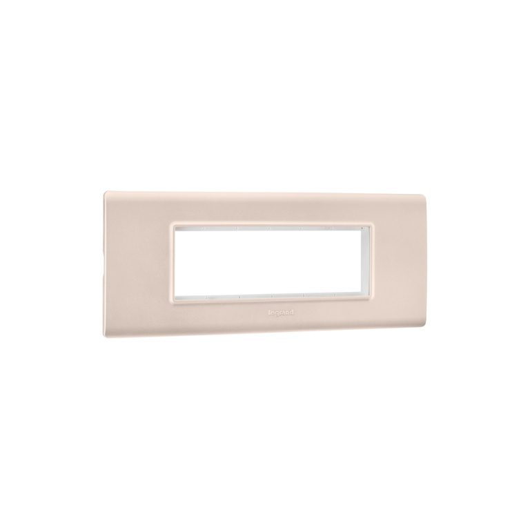 Allzy Cover Plate with Frame-6 Module-Rose Gold Legrand 681359 lg 681359 web r 0fu9ozwr9raczl57