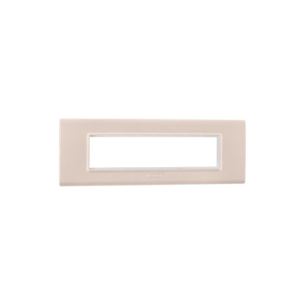 Allzy Cover Plate with Frame-8 Module-Horizontal-Rose Gold Legrand 681360 lg 681360 web r vfaqlxgisyk6bzoj