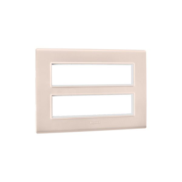 Allzy Cover Plate with Frame-16 Module-Rose Gold Legrand 681364 lg 681364 web r gbame2wh6ymnkbnj