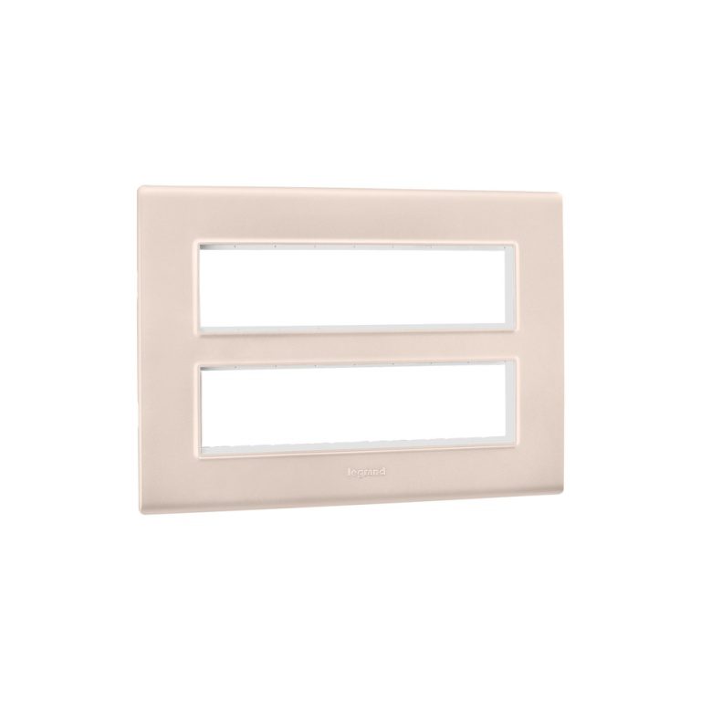 Allzy Cover Plate with Frame-16 Module-Rose Gold Legrand 681364 lg 681364 web r gbame2wh6ymnkbnj