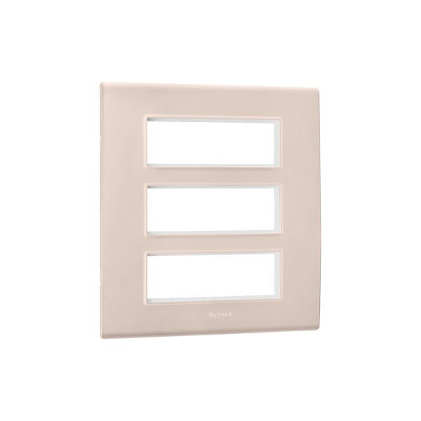 Allzy Cover Plate with Frame-18 Module-Rose Gold Legrand 681365 lg 681365 web r auos2m6wgmnrb3ao