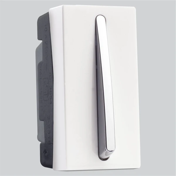 10A 1W Switch With Indicator White Slimz Lisha 7401WH lisha spl7 slimz 10a 1way switchwhite 1678965669333 sku 2193 0