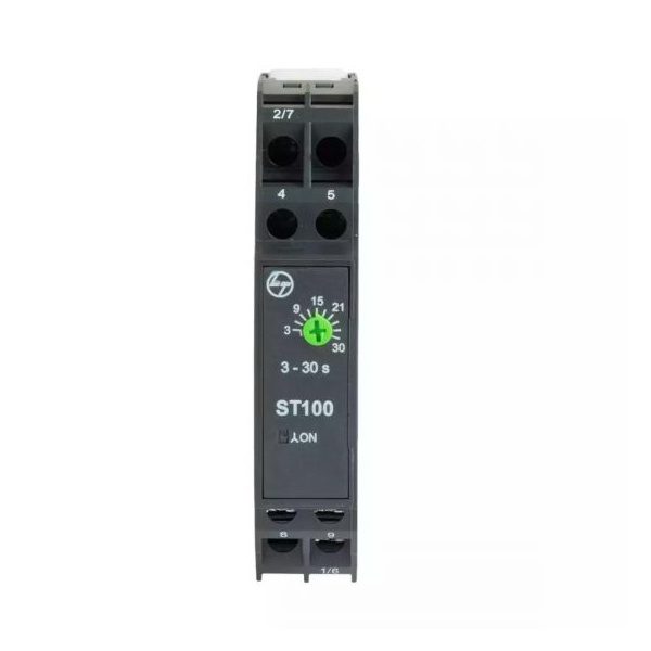 Electronic Star-Delta Timer type ST100, 160-500V, for 3-30sec L T ST80328OOOO st80328oooo st100 front
