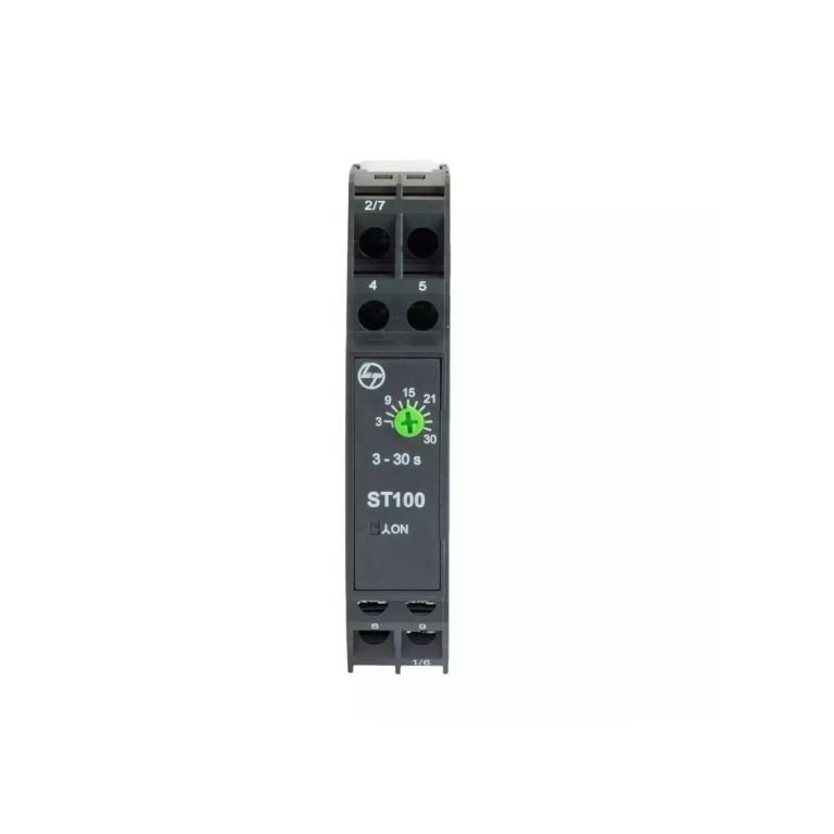 Electronic Star-Delta Timer type ST100, 160-500V, for 3-30sec L T ST80328OOOO st80328oooo st100 front