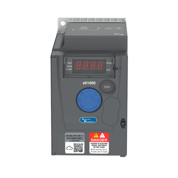 xD1000 Series 415V Drive 0.75kW HD L T XD1000-02P3-4B1111 xd1000 02p3 4b1111 xd1000 415v drive 0.75kw hd front 1