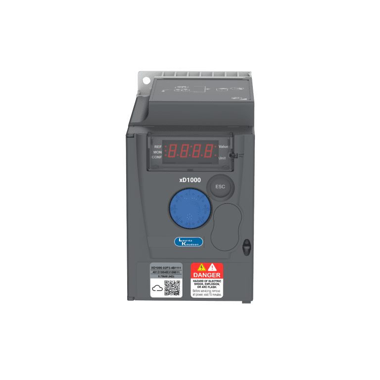 xD1000 Series 415V Drive 0.75kW HD L T XD1000-02P3-4B1111 xd1000 02p3 4b1111 xd1000 415v drive 0.75kw hd front 1