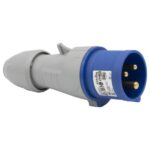 Straight plug P17 IP44 200 250 V 16 A 2P E , 555124 Legrand lg 555124 web r
