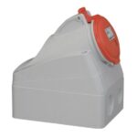 Surface mounting socket P17 IP44 380 415 V 32 A 3P N E , 555259 Legrand lg 555259 web r