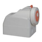 Surface mounting socket P17 IP66 67 380 415 V 16 A 3P E , 555358 Legrand lg 555358 web r