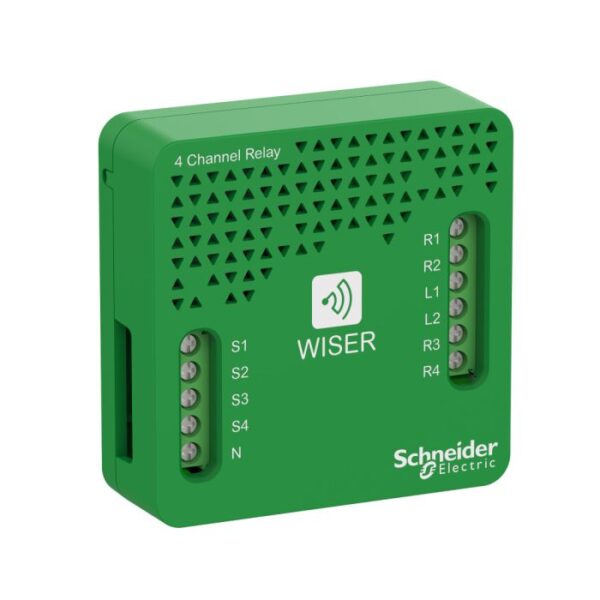 IH14000100 Wiser-4 Channel Automation Relay Schneider Electric 1000 1000 4 channel cntrl
