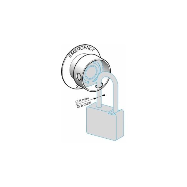 ZBZ3605 | EN418 TELESCOPIC PADLOCKING SYSTEM FOR T - Schneider Electric
