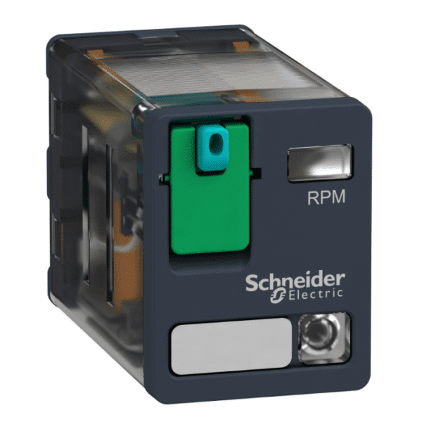 RPM22BD | Power Plug-In Relay, 15 A, 2 Co, With Led, 24 V Dc - Schneider Electric
