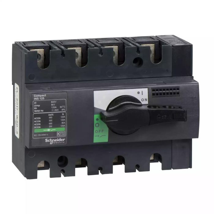 28911.jpg 28911 | NON-AUTOMATIC SWITCH INTERPACT INS125 12 - Schneider Electric - Image 1