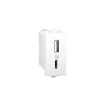 CPXACUSB1P1M_WE | 2.4A A+C USBCharger1M White - Schneider Electric