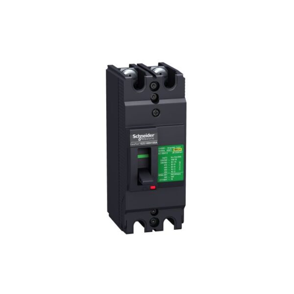 EZC250H2125 | Mccb-Easypact Ezc, Ezc250H2125, 125A, 85Ka, 2Pole Mccb - Schneider Electric