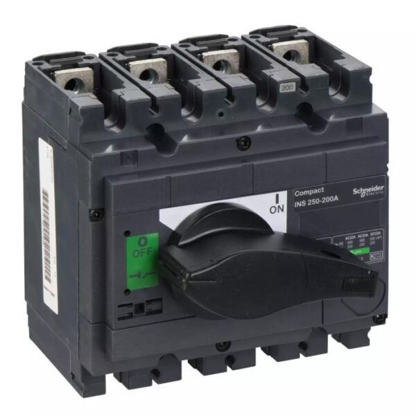 31103 INS250 4P 200 A SWITCH DISCONNECTOR Schneider Electric Image
