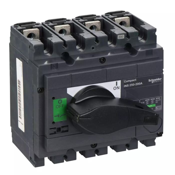 31103.jpg 31103 | INS250 4P 200 A - SWITCH DISCONNECTOR - Schneider Electric - Image 1