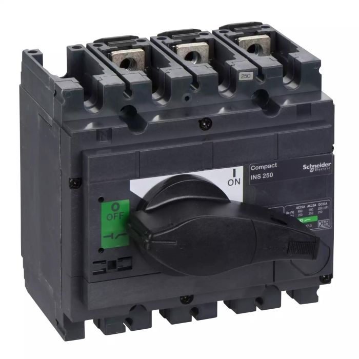 31106.jpg 31106 | INS250 3P 250 A - SWITCH DISCONNECTOR - Schneider Electric - Image 1
