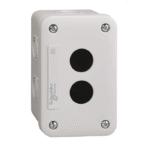 XALE2 | empty control station - light grey - 2 cut-outs - IP54 - for XB7 Ø 22 mm - Schneider Electric