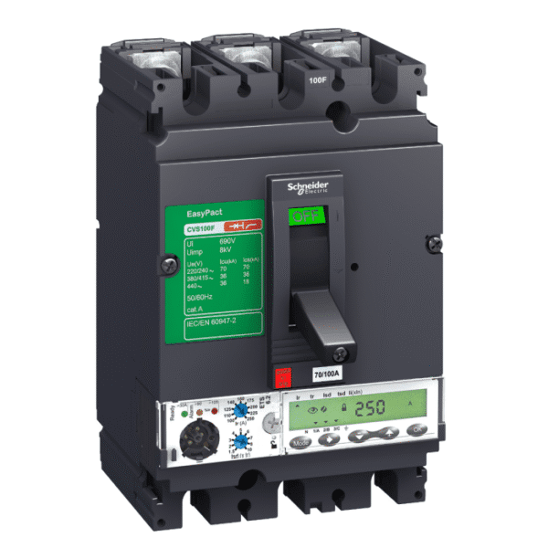 LV510638 Easypact CVS CVS100F 6.2 40A circuit breaker 4P Schneider Electric Image
