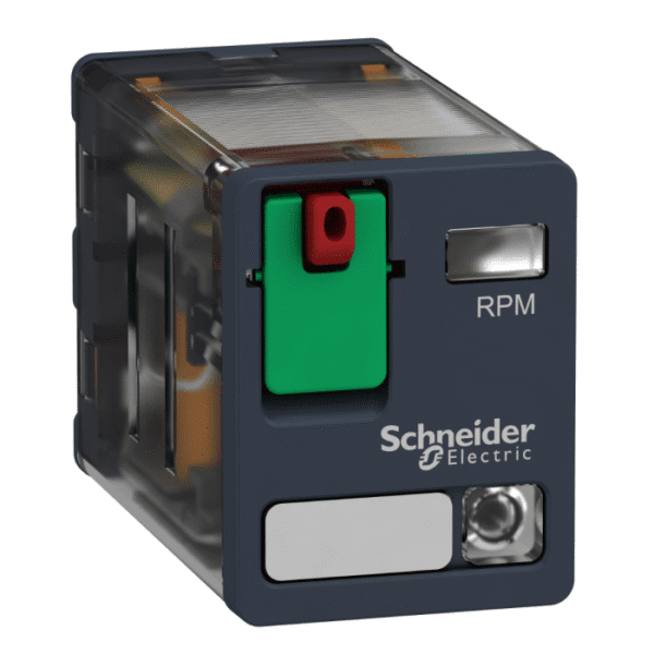 RPM22F7 | Power Plug-In Relay, 15 A, 2 Co, With Led, 120 V Ac - Schneider Electric