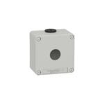 XAPD1201 | Empty Grey 1 Hole Control Box,1 Cut-Out 22Mm, 80 X 80 X 51,5, Ul Culus - Schneider Electric