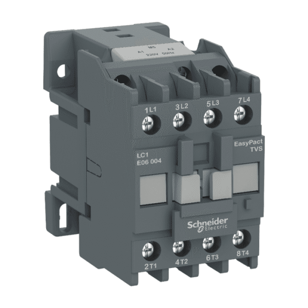 LC1E06004F7IN | EasyPact TVS contactor 4P(4 NO) - AC-1 - <= 415 V 32A - 110 V AC coil - Schneider Electric