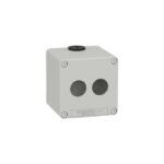 XAPD1502 | Empty Grey 2 Holes Control Box,2 Cut-Outs 22Mm, 80 X 80 X 77, Ul Culus - Schneider Electric