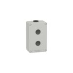 XAPD2202 | Empty Grey 2 Holes Control Box,2 Cut-Outs 22Mm, 80 X 130 X 51,5, Ul Culus - Schneider Electric