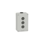 XAPD2203 | Empty Grey 3 Holes Control Box,3 Cut-Outs 22Mm, 80 X 130 X 51,5, Ul Culus - Schneider Electric