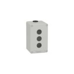 XAPD2503 | Empty Grey 3 Holes Control Box, 3 Cut-Outs 22Mm, 80 X 130 X 77, Ul Culus - Schneider Electric
