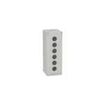 XAPD4506 | Empty Grey 6 Holes Control Box,6 Cut-Outs 22Mm, 80 X 220 X 77 - Schneider Electric