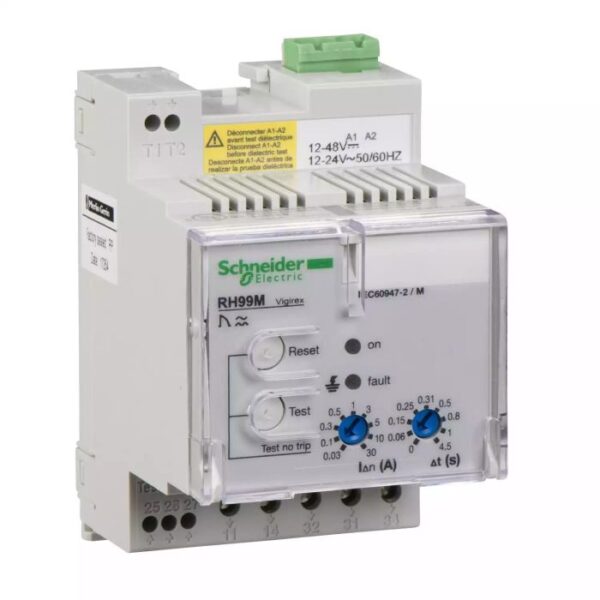 56170 EARTHLEAKAGE RELAY RH99M WITH MANUAL RES Schneider Electric Image