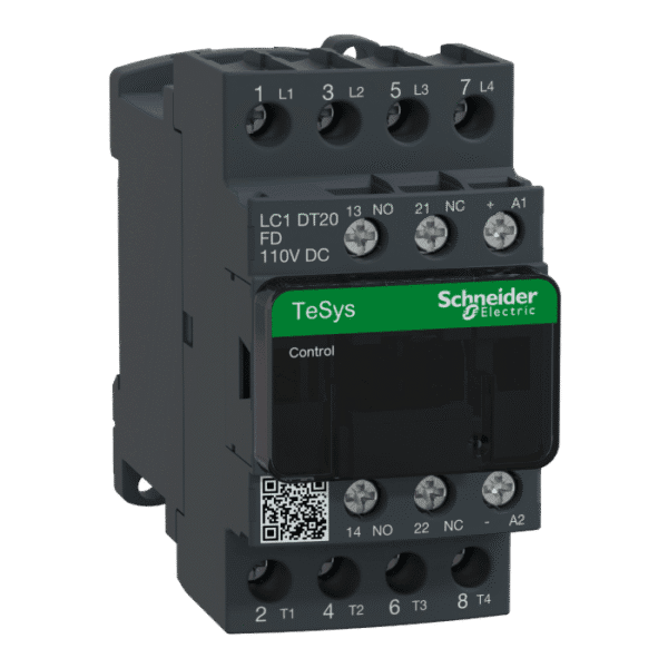 LC1DT20FD | TeSys D contactor - 4P(4 NO) - AC-1 - <= 440 V 20 A - 110 V DC standard coil - Schneider Electric
