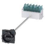 3LD2113-4VP51 | SENTRON, Switch disconnector 3LD, main switch, 6-pole, Iu: 25 A, Operating power / at AC-23 A at 400 V: 9.5 kW, floor mounting with door coupling, 1 NC, 1 NO, rotary operating mechanism, black, 4-hole mounting of the handle - Siemens