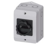 3LD2264-0TB51 | SENTRON, Switch disconnector 3LD, main switch, 3-pole, Iu: 32 A, Operating power / at AC-23 A at 400 V: 11.5 kW, molded-plastic encapsulation for metric cable gland, rotary operating mechanism, black - Siemens