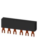 3RV1915-1AB | 3-phase busbars Modular spacing 45 mm for 2 switches Fork shape connections - Siemens
