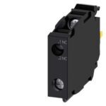 3SU1400-1AA10-1HA0 | Contact module with 1 contact element, 1 NC, Contact for installation monitoring, screw terminal, for front plate mounting - Siemens